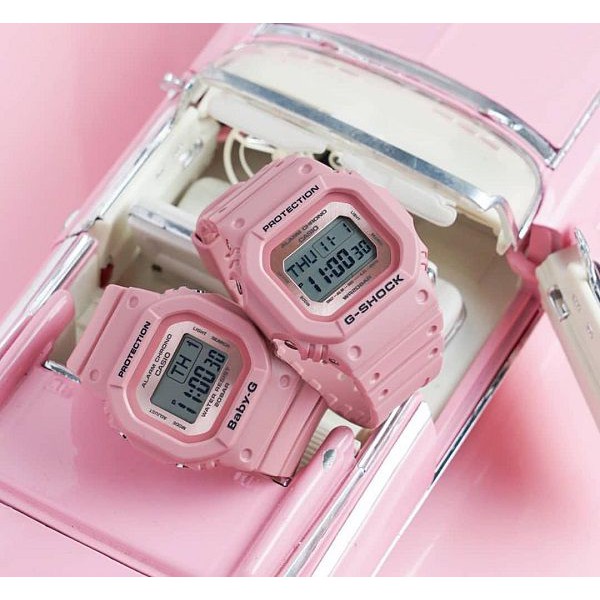 Đồng Hồ Đôi Casio G-shock &amp; Baby-G LOV-18B-4DR Chính Hãng - Dây Nhựa | G-Shock &amp; Baby-G LOV-18B-4D Couple