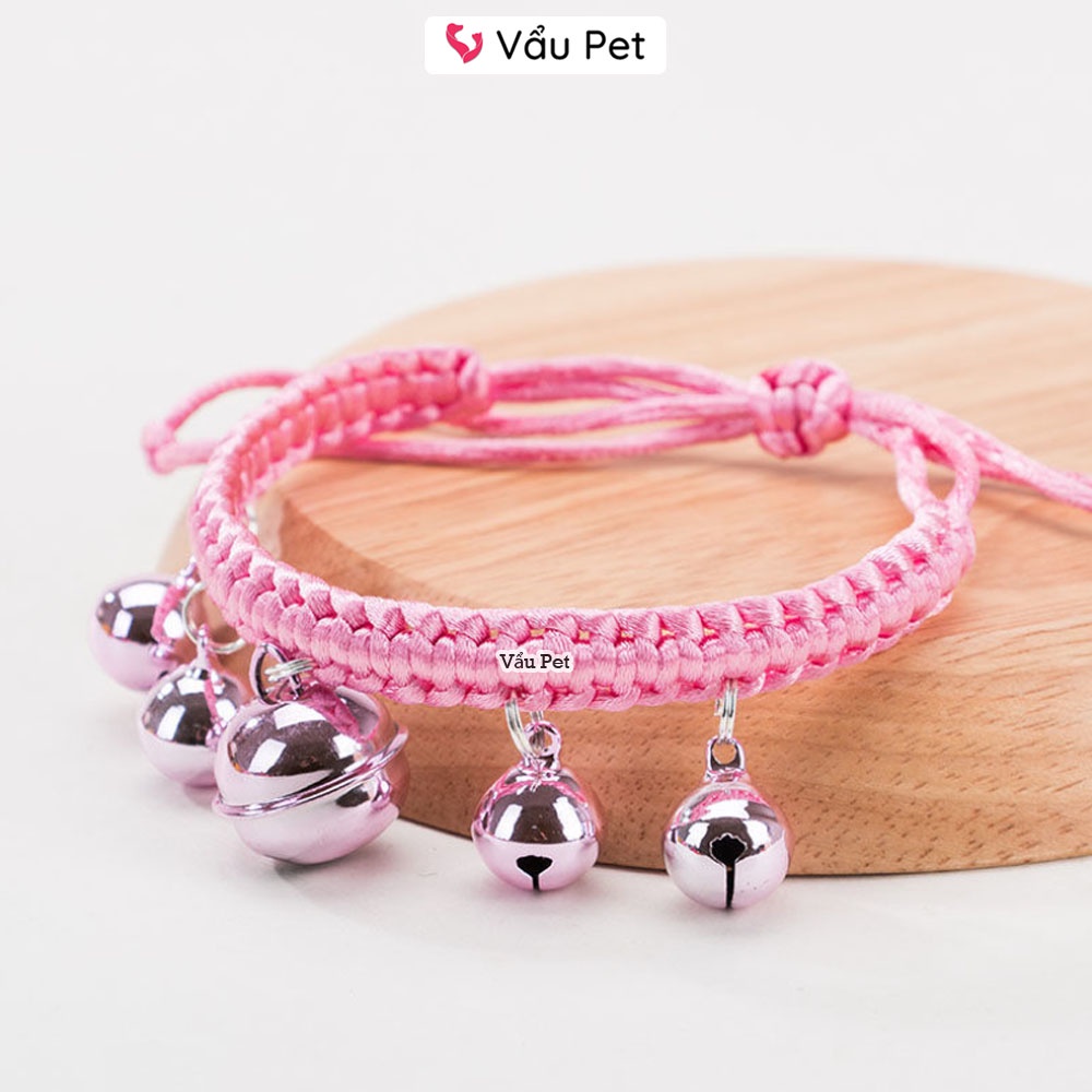 Vòng cổ cho chó mèo thú cưng: Vòng 5 chuông