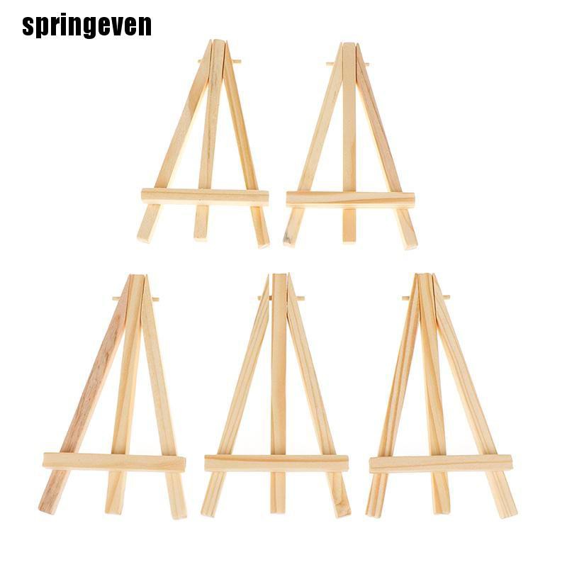 Bộ 5 Giá Đỡ Trưng Bày Thẻ Bằng Gỗ Mini Dùng Cho Họa Sĩ / Bàn Tiệc Cưới
