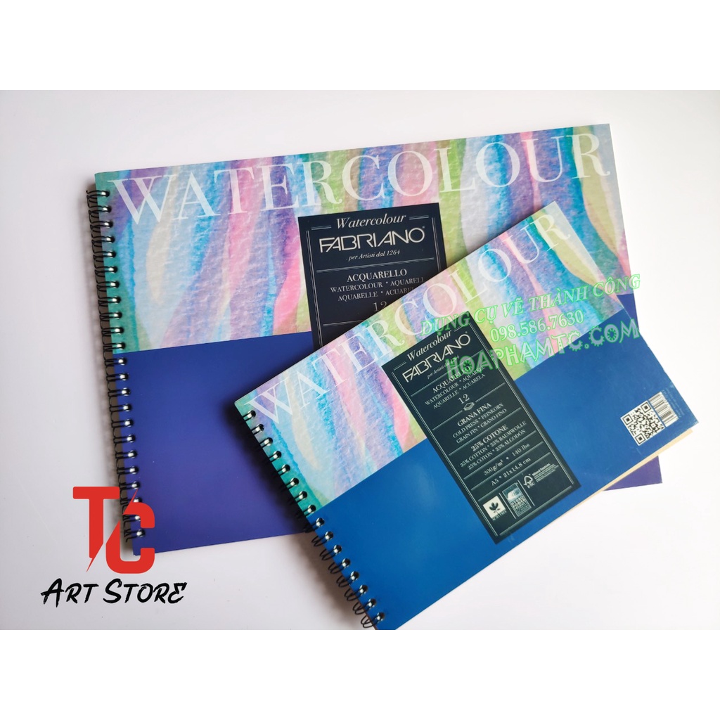 Sổ vẽ Fabriano 300gsm A4 - Sổ lò xo