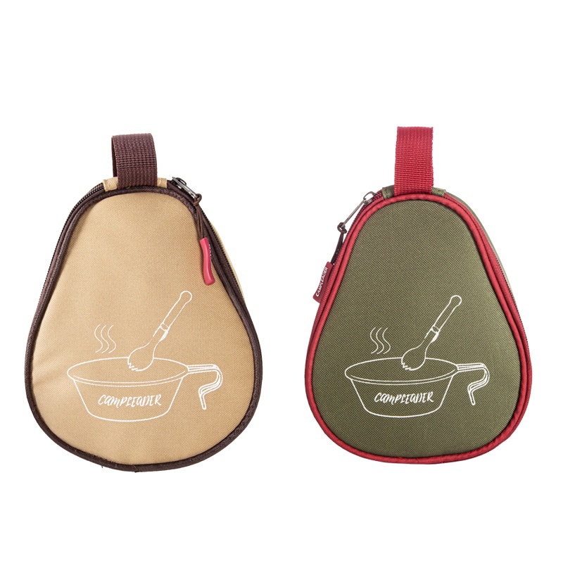 Túi Đựng Tô / Cốc Bằng Vải Oxford Tiện Dụng Mang Theo Du Lịch Cắm Trại Ốp