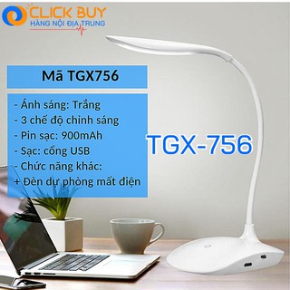 Đèn học để bàn chống cận tgx-756 3 chế độ điều khiển cảm ứng
