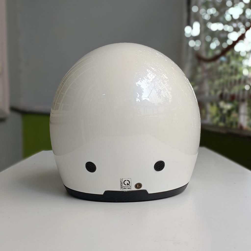 Nón bảo hiểm Royal M139 trắng kính âm