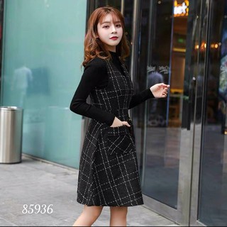 [Rẻ Vô Địch] Đầm đẹp - Đầm tiểu thư - Gân Len thu đông