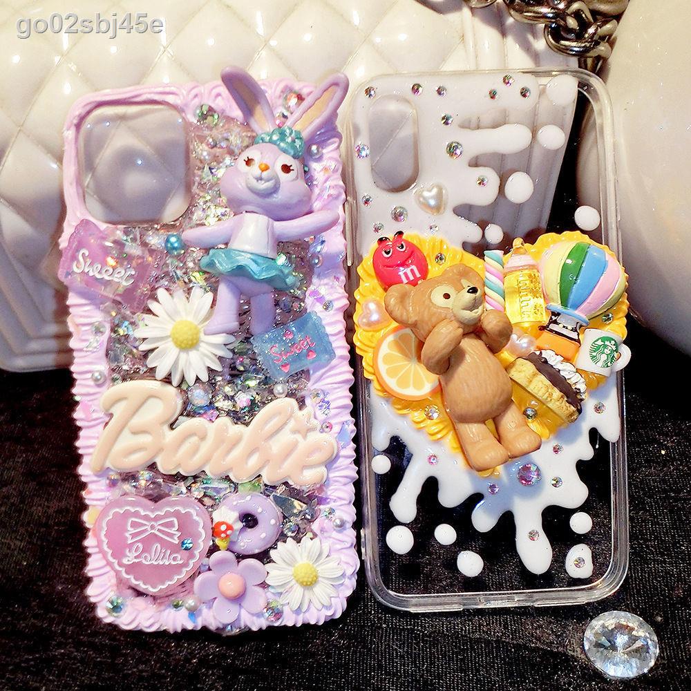 ( rẻ mà chất lượng)Ốp lưng điện thoại iPhone11 DIY apple x / xr xsmax cream 12pro Princess 8plus cute 6s homemade 7