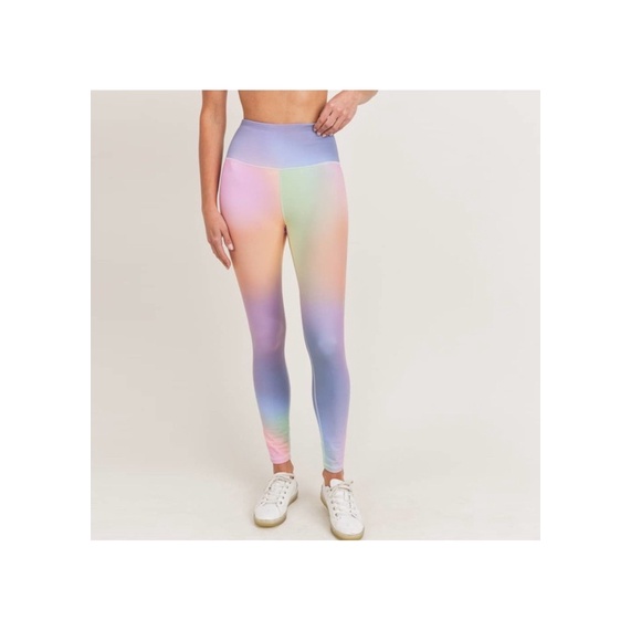 Quần tập Legging MonoB cạp cao Rainbow size s