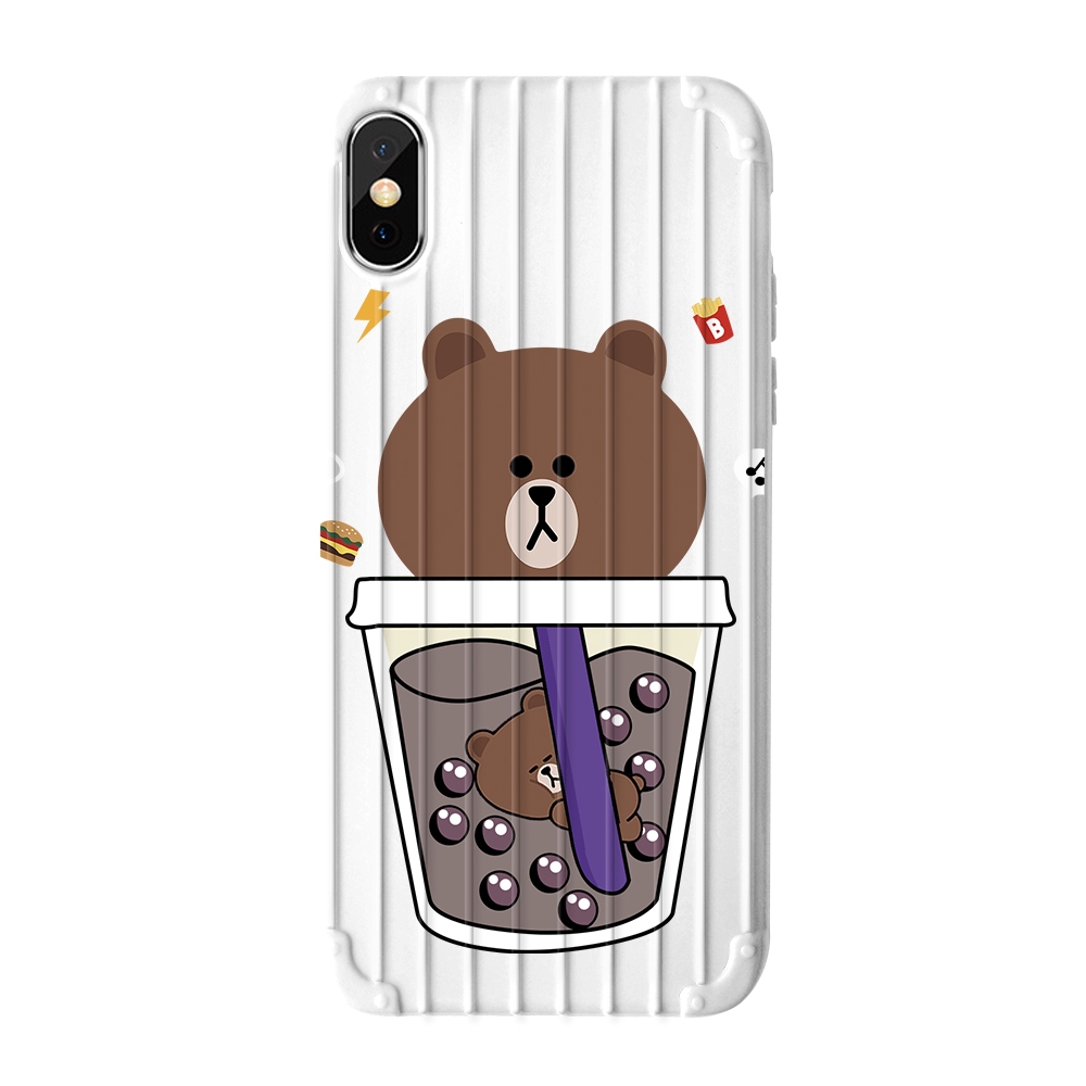 Ốp lưng silicone hình gấu và thỏ cho iPhone 6 6s 7 8 6plus 8plus XR X XS XSMax 11 11pro Max Rabbit bear Soft Case | BigBuy360 - bigbuy360.vn