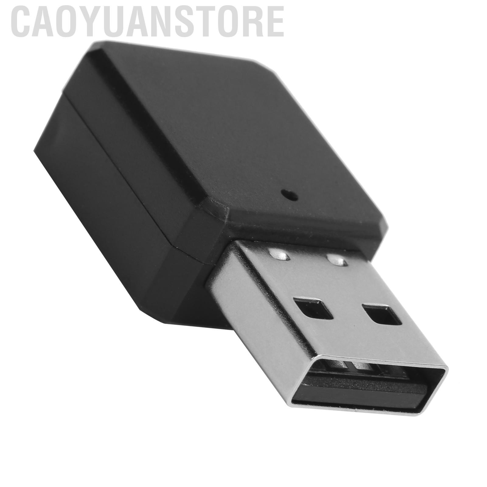 Caoyuanstore Bluetooth 5.1 USB Transmitter Adapter Wireless Audio Receiver with 3.5mm AUX Cable