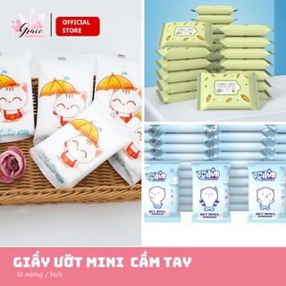 Khăn giấy ướt mini cầm tay bỏ túi xinh xắn KSHORE