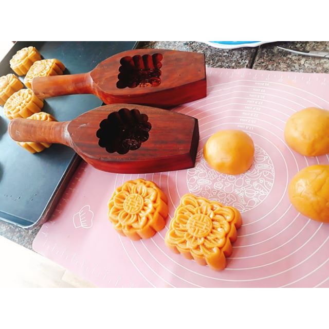 Khuôn bánh gỗ hoa rối - 1 Thọ