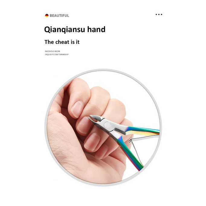 Còn Hàng 3 Chiếc Kéo Cắt Móng Tay Nghệ Thuật Bằng Thép Không Gỉ Kéo Cắt Lớp Biểu Bì Dụng Cụ Đẩy Da Chết Dụng Cụ Làm Móng Tay Móng Chân Đẩy Móng Tay Thanh Toán Khi Nhận Hàng