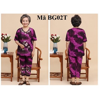 Bộ đồ mặc nhà cho bà già BG02,BG02T