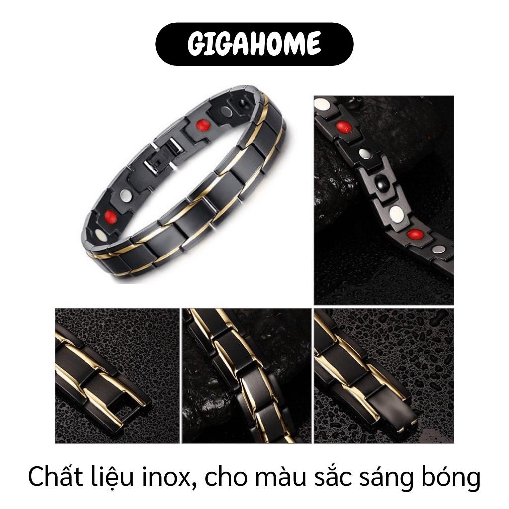 Vòng tay cho nam   GIÁ VỐN]   Vòng tay Ti tan sức khỏe cao cấp, giúp cải thiện giấc ngủ tạo năng lượng hoạt động 7455