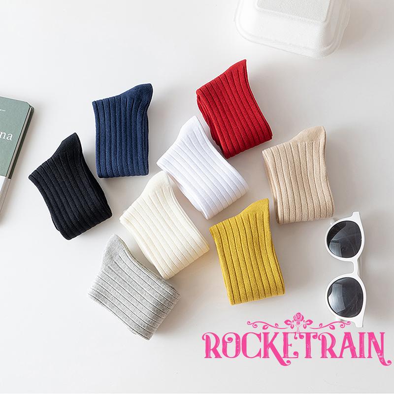 Vớ Đan Len Cao Đến Đầu Gối Màu Sắc Xinh Xắn Dành Cho Các Bé