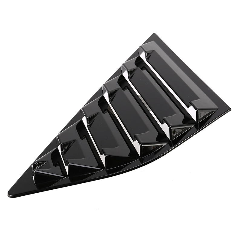 Nắp cửa sổ bên hông ô tô Kính chắn gió cho Ford Focus ST MK3 Hatchback 2012-2018 Màu đen sáng