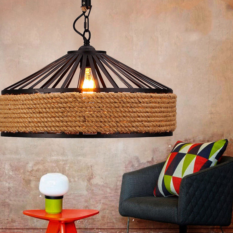 Chụp Đèn E27 Treo Trần Nhà Phong Cách Cổ Điển Độc Đáo