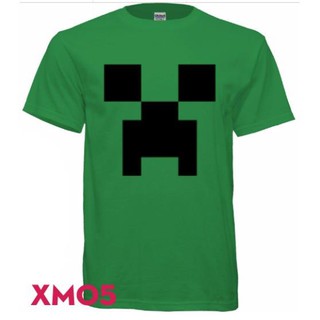 Áo thun Minecraft Creeper Face.  / áo cực chất