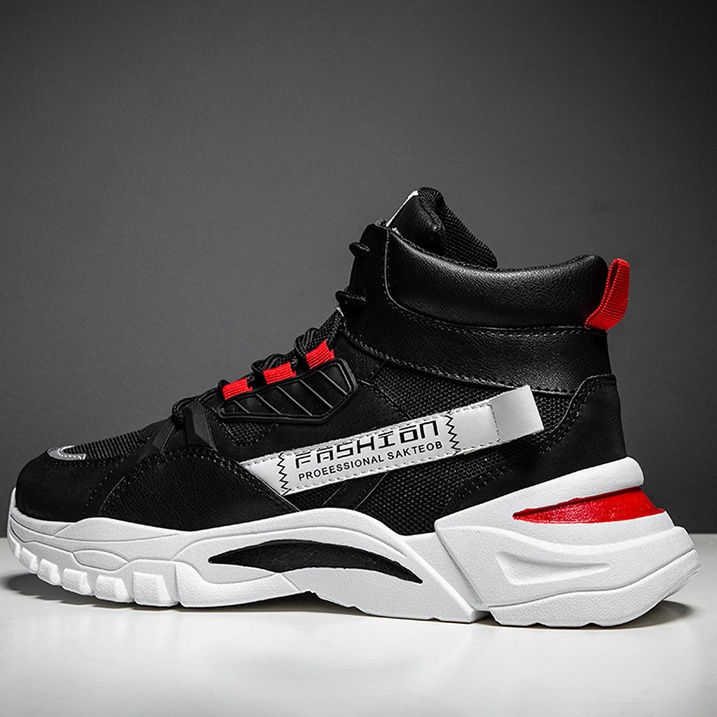 Giày Thể Thao Nam GEMI - Giày Sneaker Màu Đen, Giày Thể Thao Chạy Bộ, Thoáng Khí - G5336