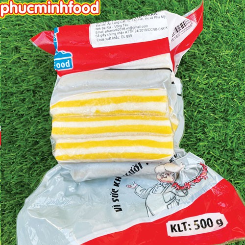 Viên thả lẩu, bánh bao nhân trứng cá sọc surimi, nhím biển hàng Việt Nam  gói 500g