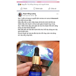 Serum HA Novosvit cấp nước Nga