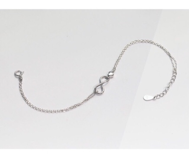 Lắc chân lắc tay tình yêu vô cực bạc chuẩn( tim- số tám)