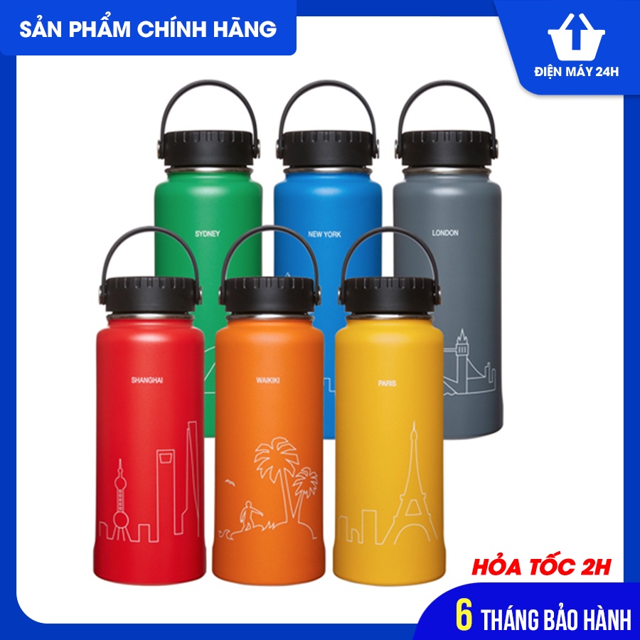 Bình Giữ Nhiệt Lock&amp;Lock Riga Tumbler LHC4160 (897ml)- Nắp 3 lớp - giữ nhiệt vượt trội - Hàng chính hãng