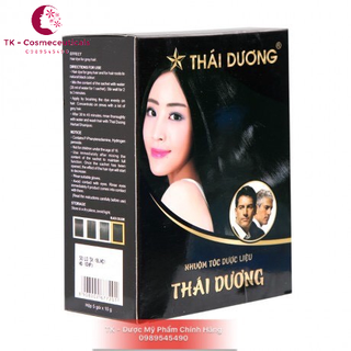 Nhuộm Tóc Đen THÁI DƯƠNG Dược Liệu Thiên Nhiên - 10g