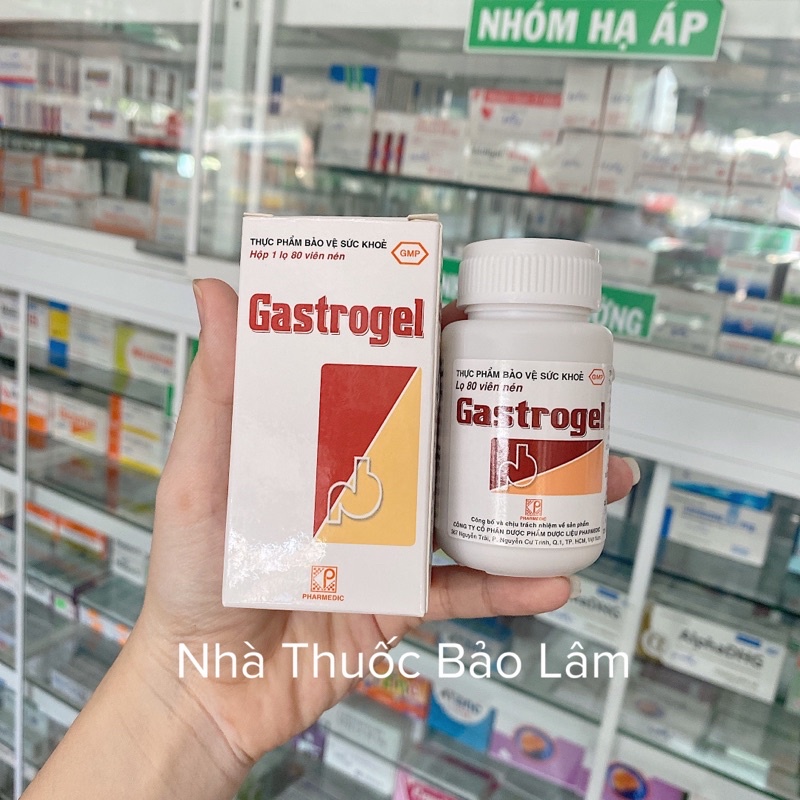 Viên nhai GASTROGEL -Hộp 80 Viên