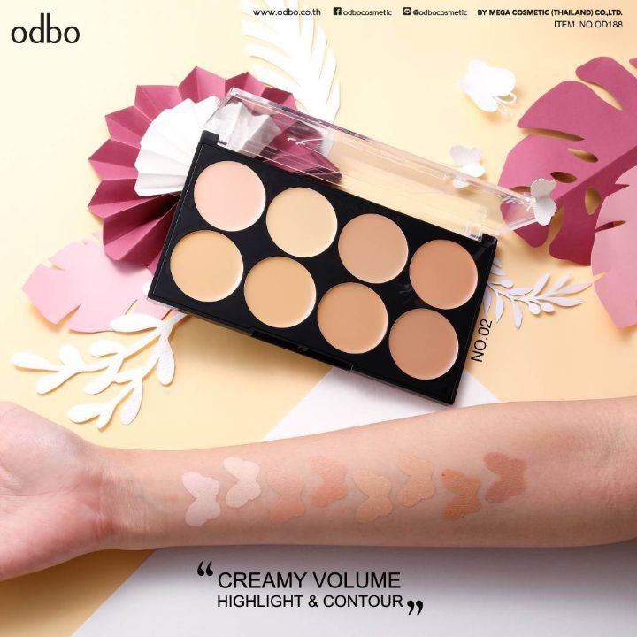 Tạo khối Odbo Creamy Volume OD188 8 ô