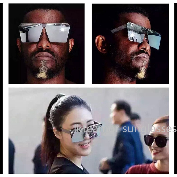 Kính mát thời trang khung vuông cỡ lớn cho nữ