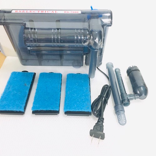 Máy lọc thác RS-5000, RS-6000, RS-7000 dùng cho hồ cá, bể cá cảnh ! máy lọc mini cho bể cá , hồ kính
