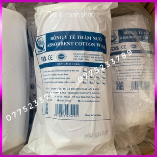 Bông cuộn 1kg, bông gòn y tế an lành - dcpx eve