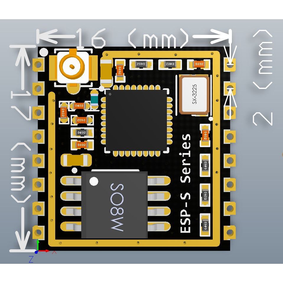 Mô Hình Esp-07S (Esp-07 Updation) Esp8266