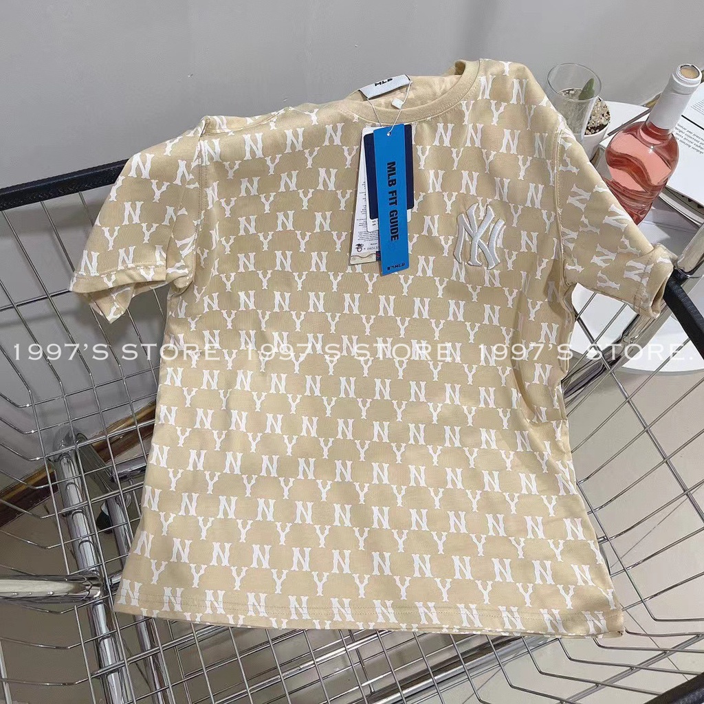 Áo thun tay lỡ form rộng nam nữ tay ngắn chữ Ny mbl xuất dư cao cấp | BigBuy360 - bigbuy360.vn