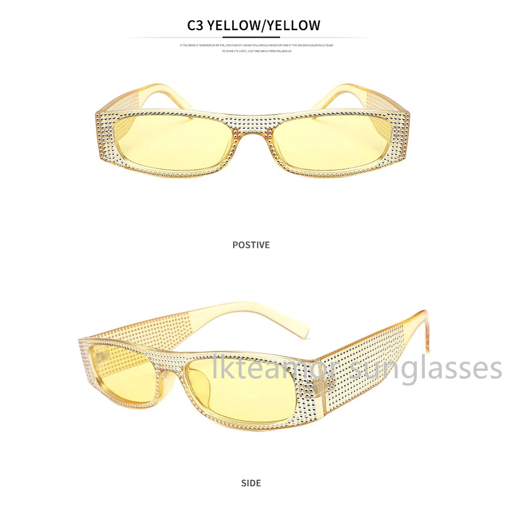 Kính mát chữ nhật thời trang cho nữ chống tia UV400