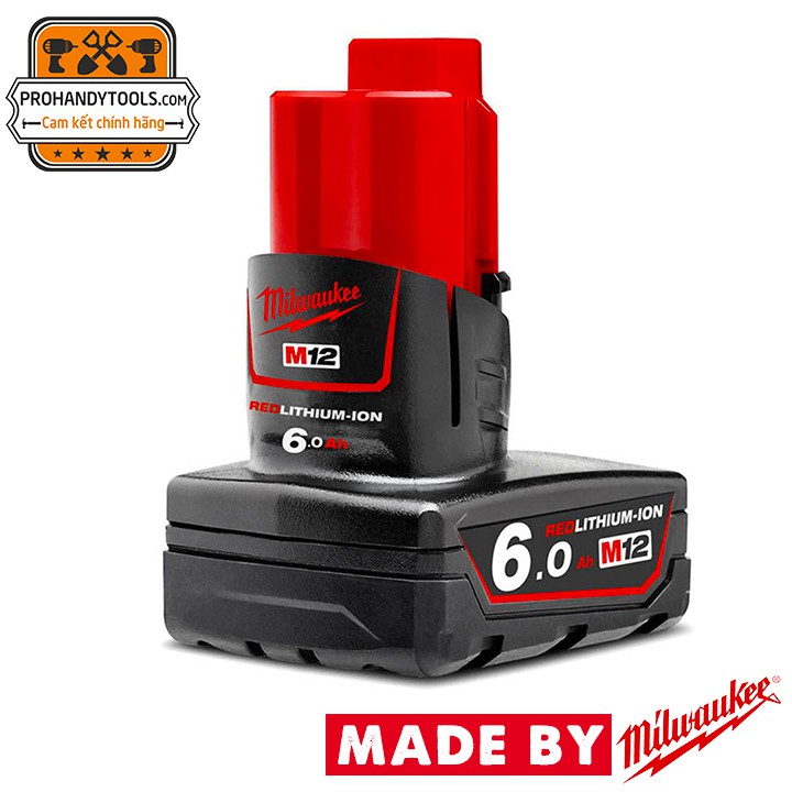 PIN LI-ON 12V 6.0AH MILWAUKEE M12B6