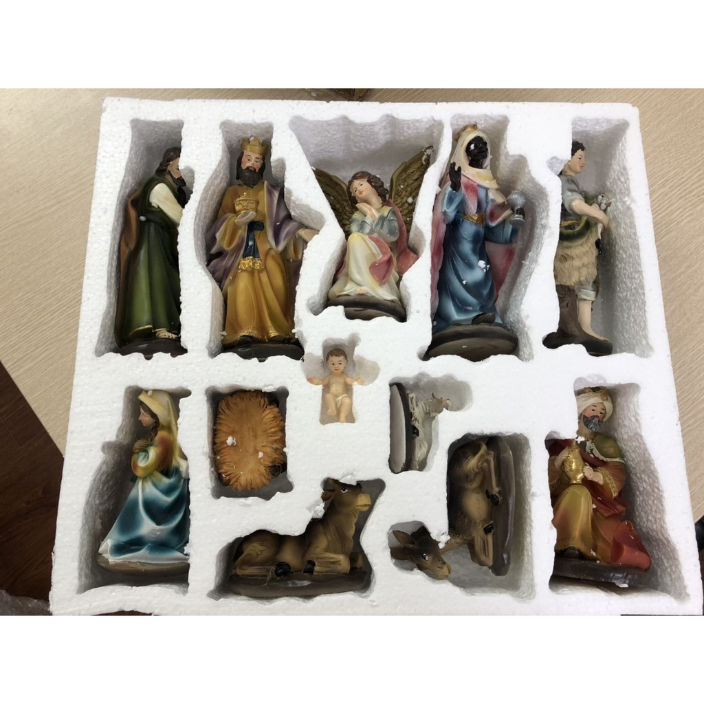 Bộ tượng Noel Giáng Sinh  11 tượng - Trang trí Giáng Sinh