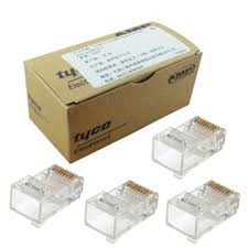 Hộp 100  hạt mạng RJ45 CAT5e chống nhiễu của AMP