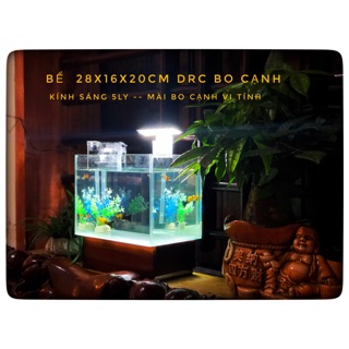 Bể cá cảnh, bể cá mini, hồ cá để bàn Kính Bo Cạnh an toàn