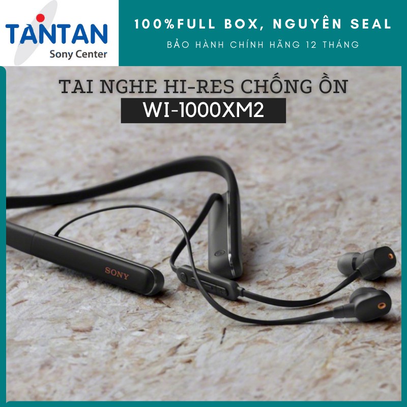 Tai Nghe BLUETOOTH HI-RES CHỐNG ỒN Sony WI-1000XM2 |DSEE HX - HD Noise Cancelling QN1 - Sense Engine - Xuất xứ: Malaysia