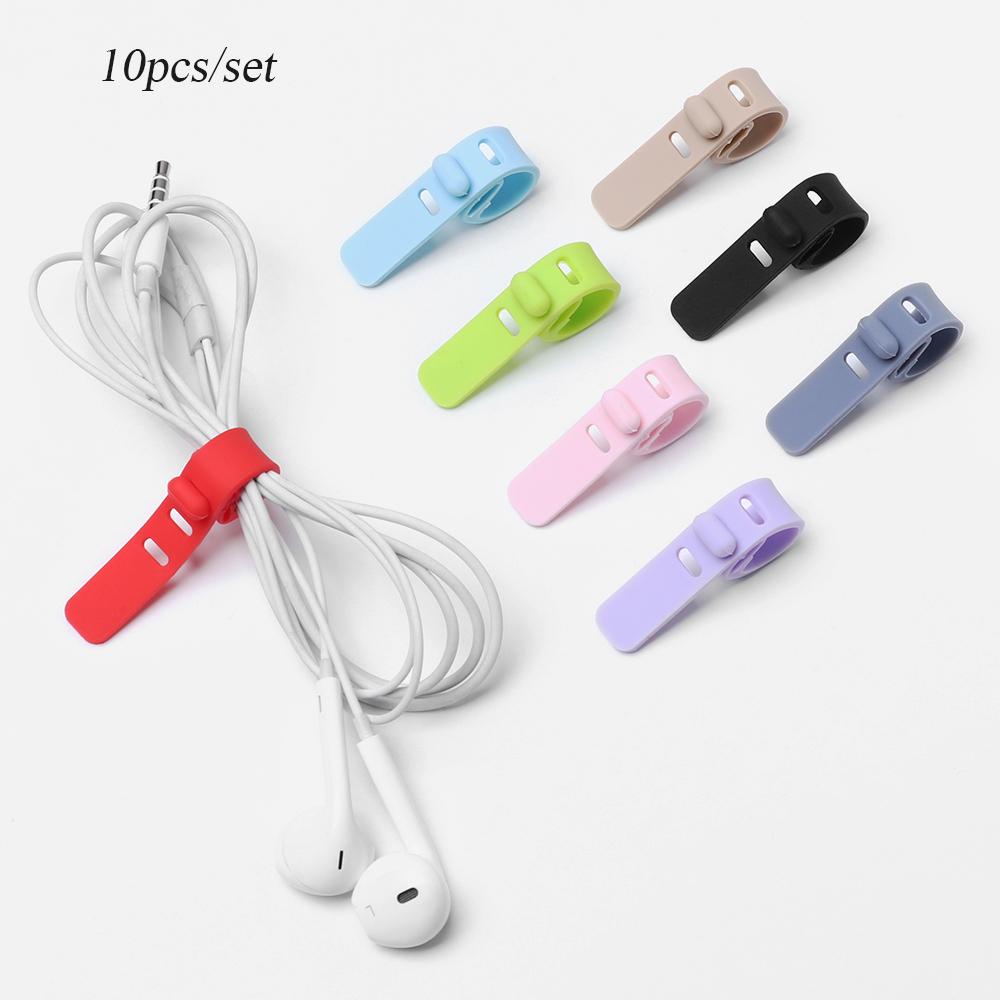 BTLIMER Bộ 10 Giá Đỡ Cố Định Dây Cáp Gọn Gàng Tiện Lợi