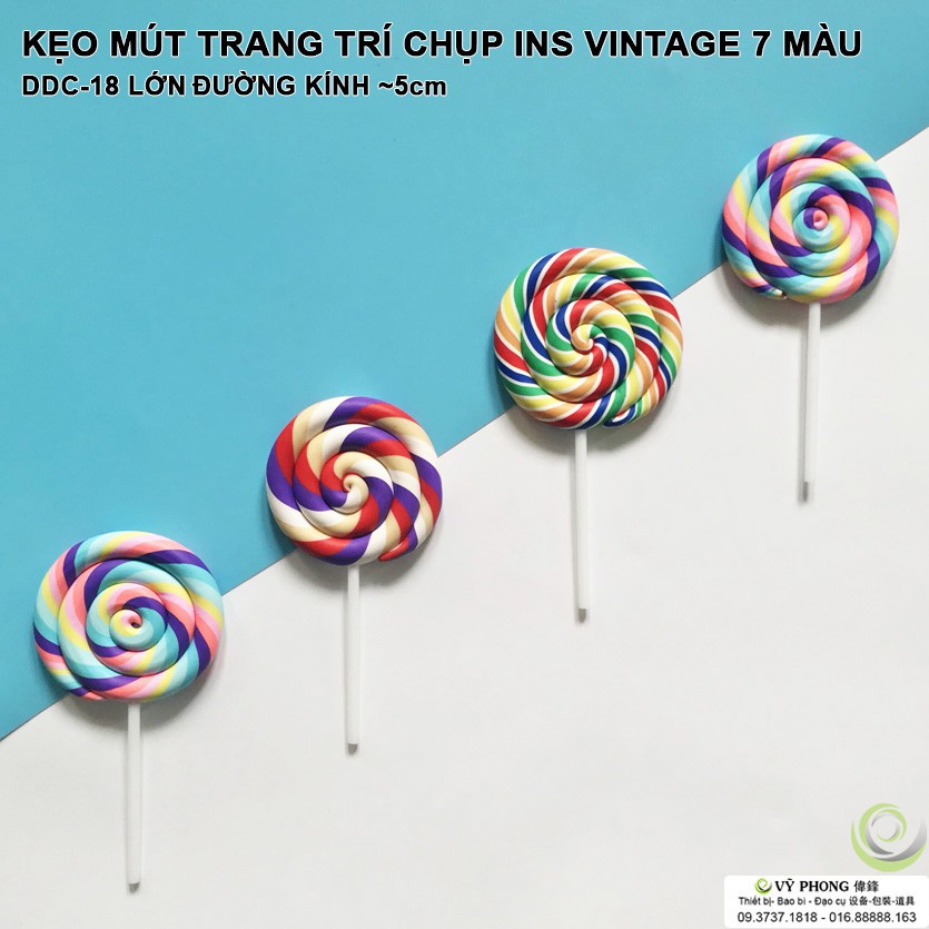 KẸO MÚT NHỰA 7 MÀU VINTAGE ĐẠO CỤ CHỤP HÌNH TRANG TRÍ CHỤP ẢNH ( GIAO MÀU NGẪU NHIÊN ) DDC-18,19