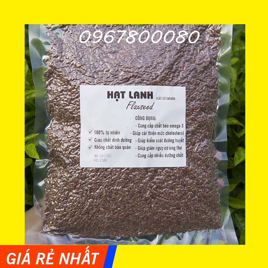 500gr Hạt lanh nâu canada