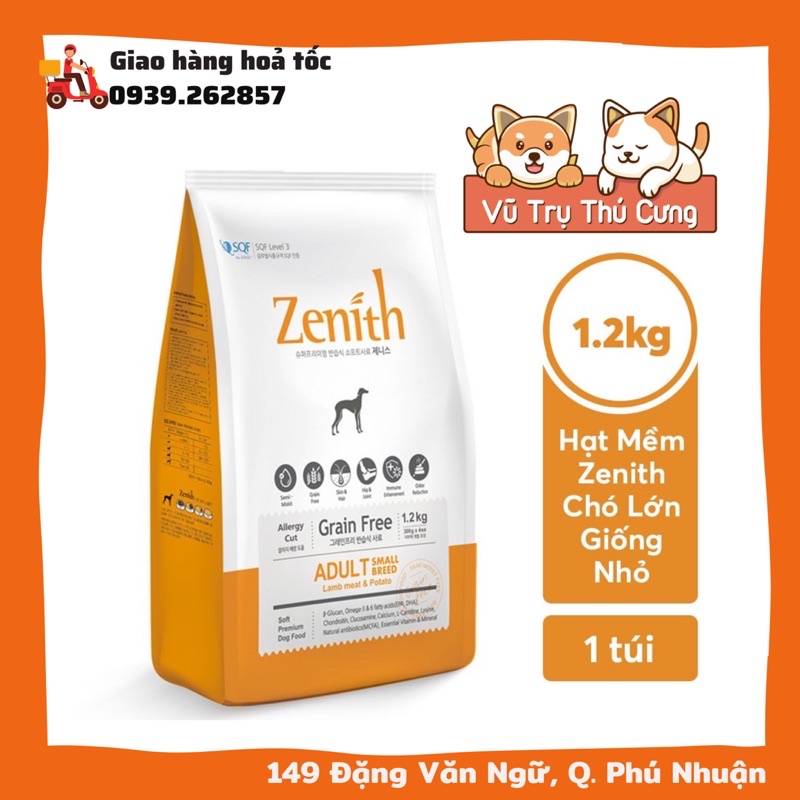 Hạt mềm Zenith Adult dành cho Chó trưởng thành