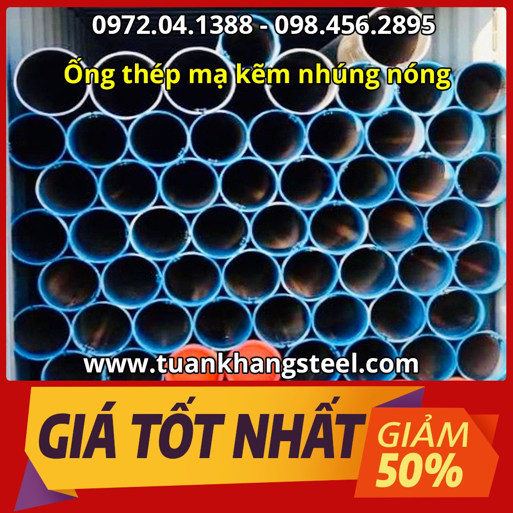 Ống thép mạ kẽm nhập khẩu phi 27 1 cây 1 m