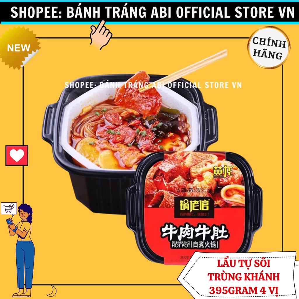 Lẩu ăn liền lẩu tự sôi tứ xuyên các vị siêu hot lẩu lớn 395g-445g | BigBuy360 - bigbuy360.vn