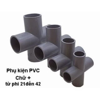 CHỮ THẬP PHI 34 PVC (MÀU XÁM)