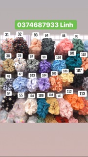 Cột tóc Scrunchie đồng giá 12k # bán hàng có tâm