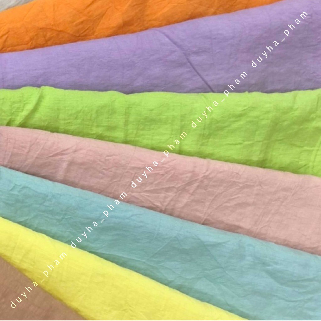 VẢI TƠ GẪY NHIỀU MÀU TRẺ TRUNG XINH XẮN