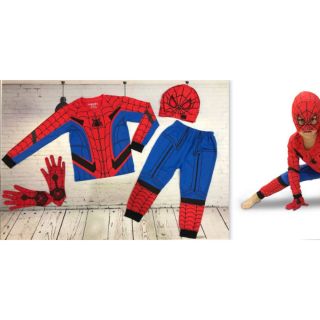 Bộ dài tay nhện Coming kèm bao tay SAMKIDS size 3-10